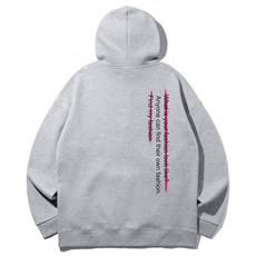 ALVINCLO 印花內刷毛寬鬆連帽T恤 AVH199