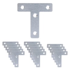 EMPIRE 不鏽鋼 家具 木材 補強 連接鐵件 扁鐵T型 4H1T60, 15個