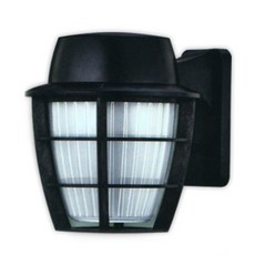 防水 15W L型 LED壁燈 U型 燈泡色, 黑色