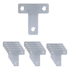 EMPIRE 不鏽鋼家具木材補強連接五金 T型平鐵 3H1T40, 15個
