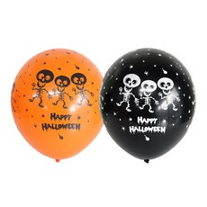 跳舞骷髏氣球 2款組合 30cm, 混合顏色, 25套
