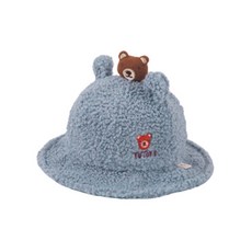 JOY MULTI 孩童熊耳絨毛帽
