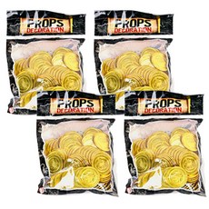 PARTYHAE 藏寶島金幣道具 20入, 金色, 4個