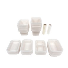 Lofaho 包裝容器6種 x 20p + 封膜2種組合, 單一商品, 1套