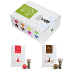 Tea-Up 即溶沖泡茶罐2款組 2g, 牛蒡茶20入+菊芋茶10入, 1組