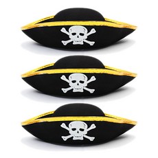 海盜帽 成人款, 金色, 3個