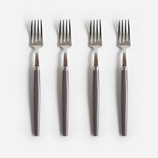 NICOTT good grip系列蛋糕叉, 灰灰色, 4個