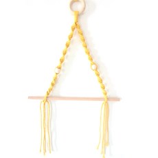 꽈배기 테피스트리 휴지걸이, 옐로우, 1개