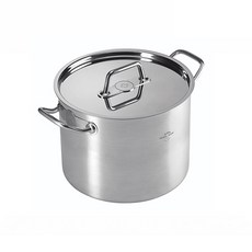 KUHN RIKON 瑞康屋 電磁爐適用雙耳不鏽鋼深湯鍋+鍋蓋 9L, 單色, 24cm