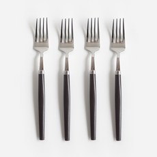니코트 good grip 디너포크, 다크브라운, 4개
