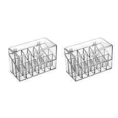 ABM 帶蓋口紅收納盒 18格, 2個