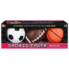 球類運動玩具組 3入, 混色