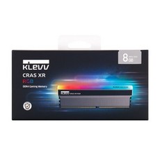 클레브 데스크탑 램 DDR4-3600 CL18 CRAS XR RGB 8GB, KD48GU880-36A180Y, 1개