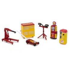 GREENLiGHT Hobby Exclusive GL Muscle Shop 工具系列 貝殼配件套組, 混色