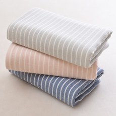 優質純棉洗臉毛巾 3件組 M07, 混色, 1組