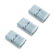 優質純棉洗臉毛巾 M21, 6型, 3條