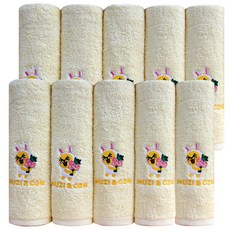 Moohan Towel Kakao Friends圖案刺繡洗臉毛巾 9號, Muzi, 10個
