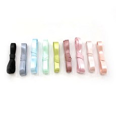 Tinapicnic 禮物包裝緞面緞帶 9件組, 混合色, 1個