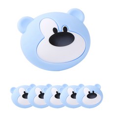 GGOSA 小熊防撞桌角 2m, 藍色, 6個