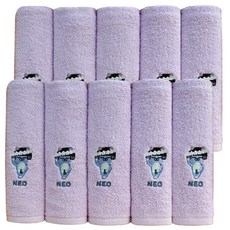 Moohan Towel Kakao Friends圖案刺繡洗臉毛巾 9號, Neo, 10個