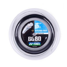 요넥스 국민 스트링 롤 거트 BG80-2, 블랙, 1개