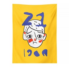 I Love Home 極簡插畫掛布, GT2441