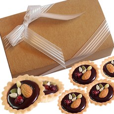 쿠킹스토리 미니 초코타르트 만들기세트, 베이킹 재료 8종, 1세트