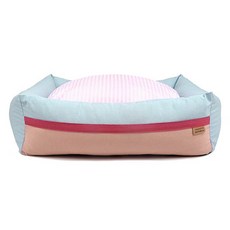 패리스독 보니타 린넨베드 강아지방석, 블루, 1개