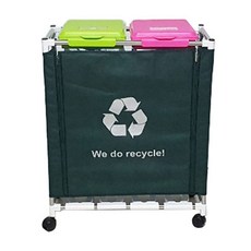 Lee Kang Tech 彩色方形 2 隔層 1 層前開蓋式分離箱套組, 混色, 1套