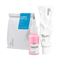 THE POTIONS 凝膠保濕面霜 50g+維生素B12安瓶 20ml保濕組, 1套
