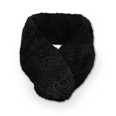 Ariche 冬季抓絨防寒披肩, 黑色的