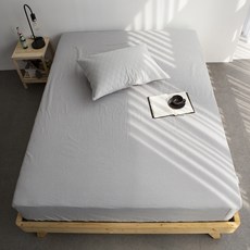 까사엘 고밀도 컴팩트얀 와플선염 휘게 매트리스 커버