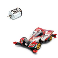 Tamiya Hurricane Sonic Prem AR 迷你車 19441 + Atomic Tuned 2 Motor 15486 套裝, 混色, 1套