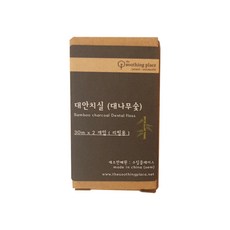 Soothing Places替代牙線 30m 補充裝 黑色, 1件, 2個