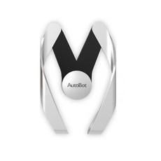 알럽홈 M자 자동차 브래킷 메탈, 실버, 1개