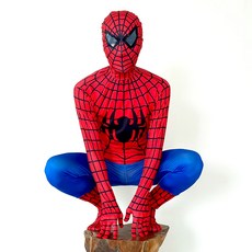 大人款蜘蛛人造型服裝+襪子隨機出貨