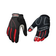 I LOVE FIT 自行車健身運動手套, 紅色