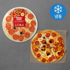 푸딩팩토리 페파로니 씬피자 10 (냉동), 360g, 1개입, 2개