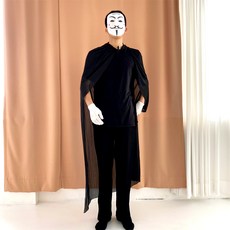 Mymiroom Vpovendetta 面具斗篷手套角色扮演服裝+襪子隨機套裝
