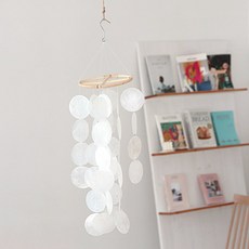 빌릭 자개 모빌 인테리어 썬캐쳐, 화이트