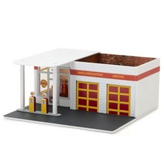 GREENLiGHT 加油站車庫西洋鏡系列 2 SHELL 版本 64 比例壓鑄, 混色