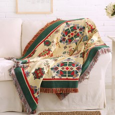 I Love Home 復古風波西米亞圖案沙發毯, TYPE07