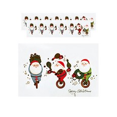 From&To 聖誕卡 + 信封套組 S1018q2, 混合顏色, 12套