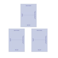 PAPERIAN Make a Memo 健康管理筆記本, 混合色, 3個