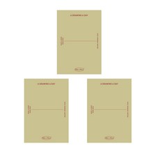 PAPERIAN 製作備忘錄 備忘錄書 每天 1 張圖片, 混色, 3個