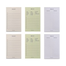 PAPERIAN 製作備忘錄備忘錄清單 3件套, 待辦事項清單、願望清單、食物清單, 2套