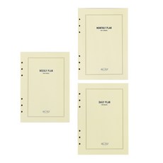 PAPERIAN Make a Memo 6孔活頁本內頁3種套組, 80張