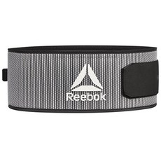 Reebok Flexweave Power Lifting舉重腰帶 M RAAC-15064, 白色+冷灰色+黑色, 700克