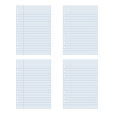 PAPERIAN Lifepad 6 孔或線藍色 4p, 16張