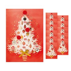 From&To 聖誕卡 + 信封套組 S1026q2, 混色, 12套